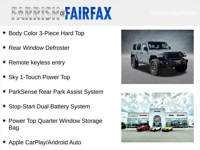 2026 Jeep Wrangler WRANGLER 4-DOOR RUBICON X 2026 Jeep Wrangler WRANGLER 4-DOOR RUBICON X