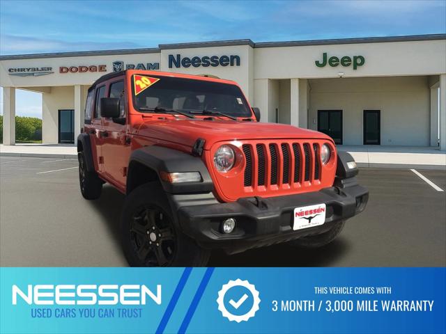 2020 Jeep Wrangler Unlimited Sport S 4X4 2020 Jeep Wrangler Unlimited Sport S 4X4