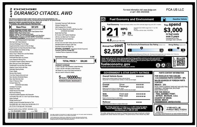 2024 Dodge Durango Citadel AWD
