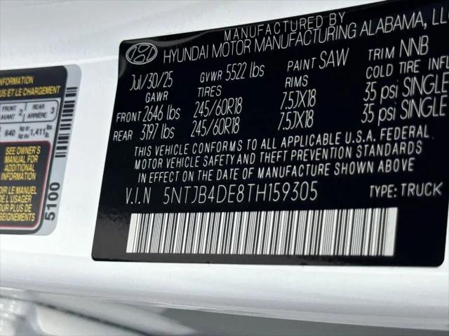 2026 Hyundai Santa Cruz SEL