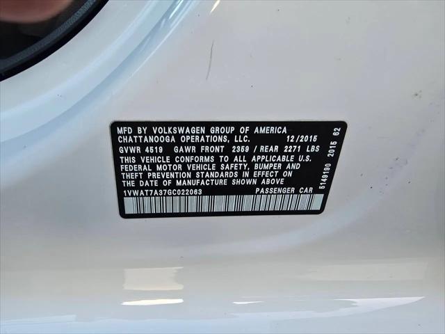 2016 Volkswagen Passat 1.8T S