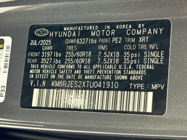 2026 Hyundai Palisade XRT Pro