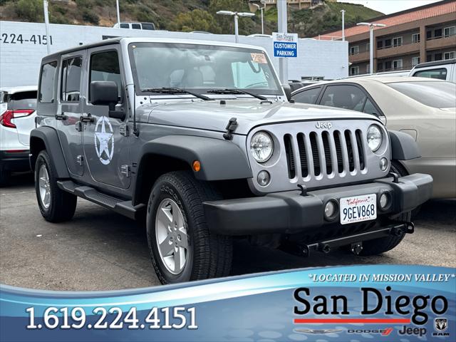 2018 Jeep Wrangler JK Unlimited Sport S 4x4