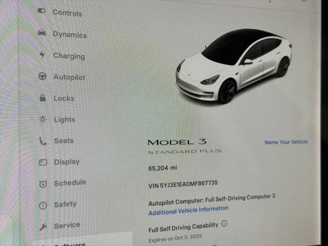 2021 Tesla Model 3 Standard Range Plus Rear-Wheel Drive