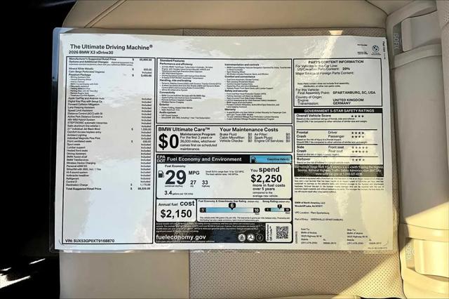 2026 BMW X3 30 xDrive