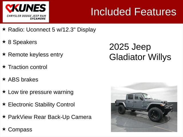 2025 Jeep Gladiator GLADIATOR HIGH TIDE 4X4 2025 Jeep Gladiator GLADIATOR HIGH TIDE 4X4