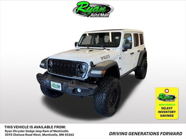 2025 Jeep Wrangler WRANGLER 4-DOOR WILLYS 2025 Jeep Wrangler WRANGLER 4-DOOR WILLYS