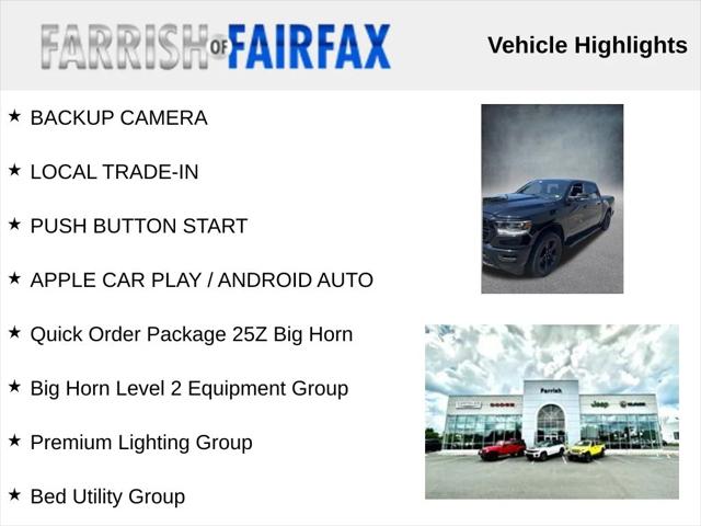 2020 RAM 1500 Big Horn Crew Cab 4x4 57 Box