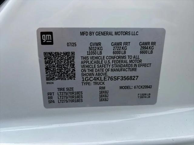 2025 Chevrolet Silverado 2500HD 4WD Crew Cab Long Bed Work Truck