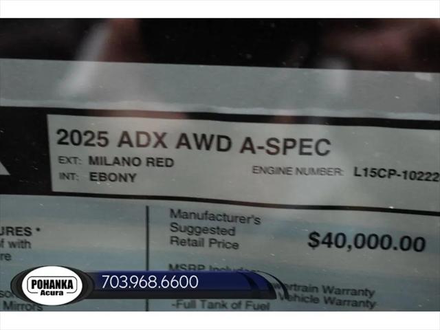 2025 Acura ADX A-Spec