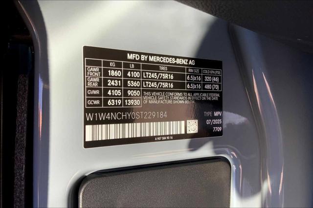 2025 Mercedes-Benz Sprinter 2500 High Roof 4-Cyl Diesel HO