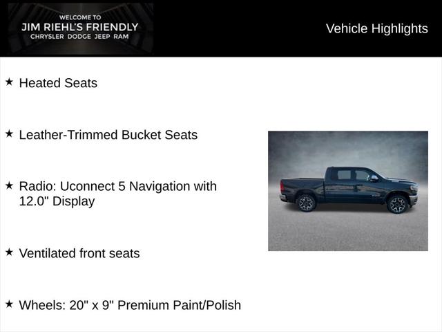 2026 RAM Ram 1500 RAM 1500 LARAMIE CREW CAB 4X4 57 BOX