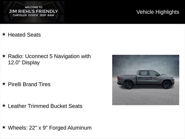 2026 RAM Ram 1500 RAM 1500 LARAMIE CREW CAB 4X4 57 BOX