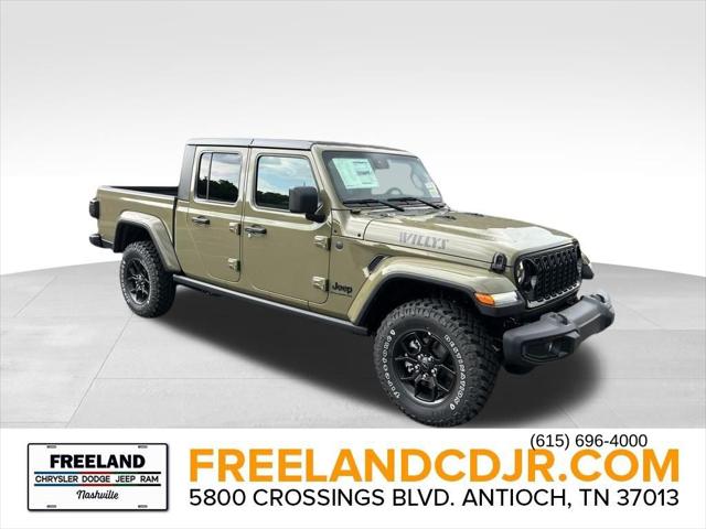 2025 Jeep Gladiator GLADIATOR WILLYS 4X4 2025 Jeep Gladiator GLADIATOR WILLYS 4X4