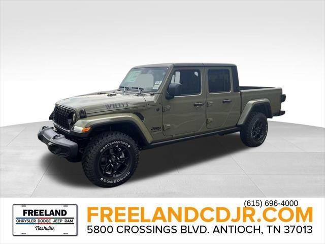 2025 Jeep Gladiator GLADIATOR WILLYS 4X4 2025 Jeep Gladiator GLADIATOR WILLYS 4X4