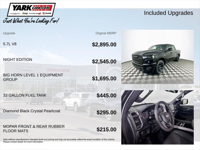 2026 RAM Ram 1500 RAM 1500 BIG HORN CREW CAB 4X4 57 BOX