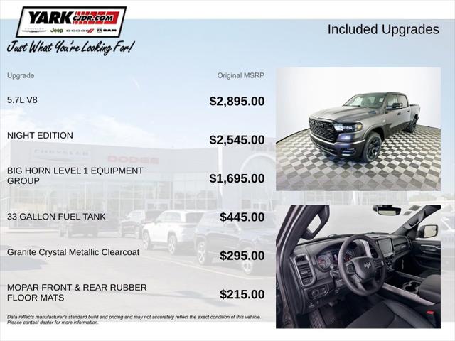 2026 RAM Ram 1500 RAM 1500 BIG HORN CREW CAB 4X4 57 BOX