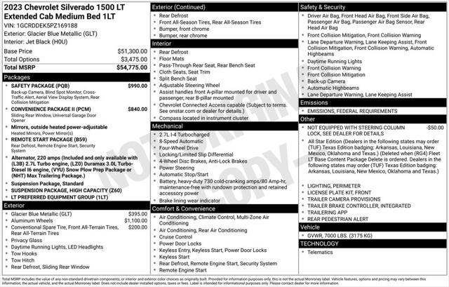 2023 Chevrolet Silverado 1500 4WD Double Cab Standard Bed LT