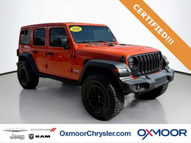 2020 Jeep Wrangler Unlimited Sport S 4X4 2020 Jeep Wrangler Unlimited Sport S 4X4