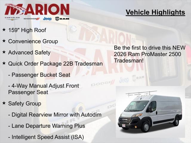 2026 Ram ProMaster Window Van Tradesman