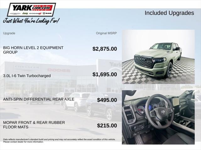 2026 RAM Ram 1500 RAM 1500 BIG HORN CREW CAB 4X4 57 BOX 2026 RAM Ram 1500 RAM 1500 BIG HORN CREW CAB 4X4 57 BOX