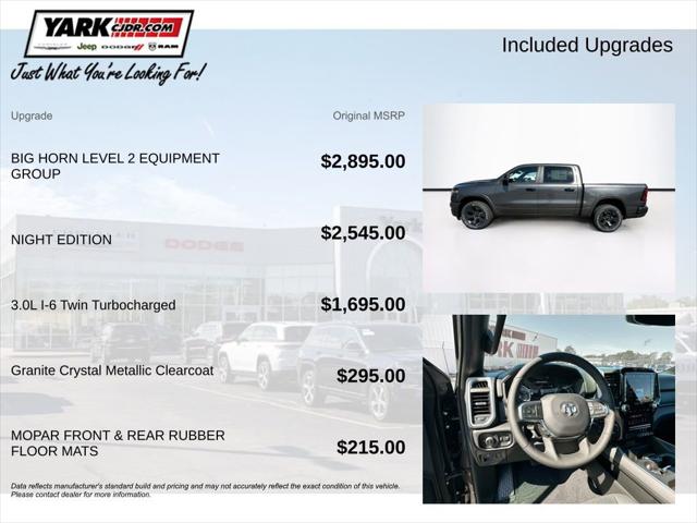 2026 RAM Ram 1500 RAM 1500 BIG HORN CREW CAB 4X4 57 BOX