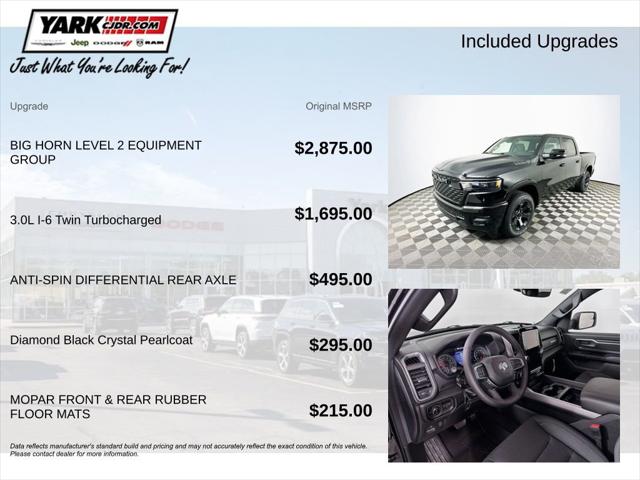 2026 RAM Ram 1500 RAM 1500 BIG HORN CREW CAB 4X4 57 BOX