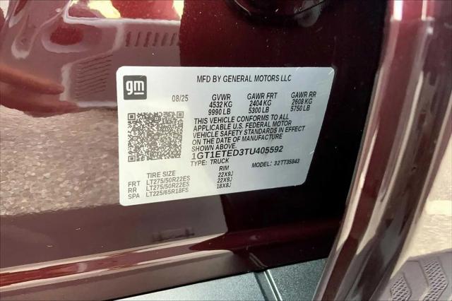 2026 GMC Sierra Extended Range Elevation