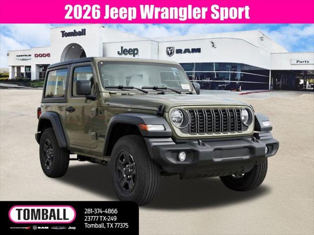 2026 Jeep Wrangler WRANGLER 2-DOOR SPORT 2026 Jeep Wrangler WRANGLER 2-DOOR SPORT