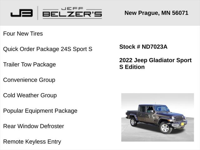 2022 Jeep Gladiator Sport S 4x4 2022 Jeep Gladiator Sport S 4x4