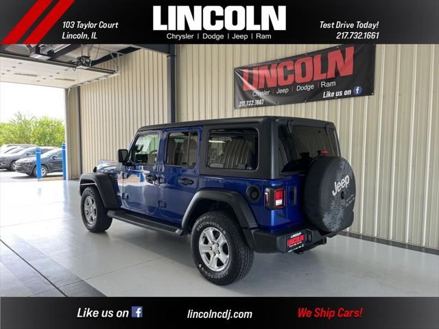 2020 Jeep Wrangler Unlimited Sport S 4X4
