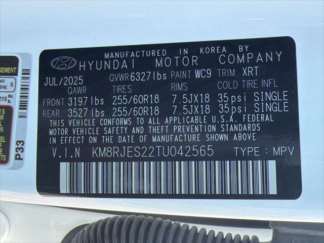 2026 Hyundai Palisade XRT Pro
