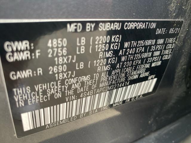 2021 Subaru Outback Touring