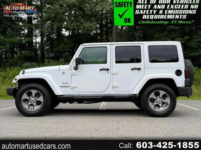 2017 Jeep Wrangler Unlimited Sahara for sale in Derry, NH