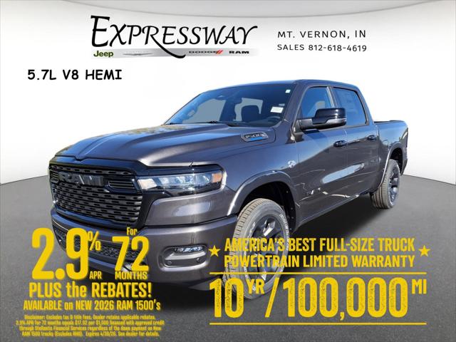 2026 RAM Ram 1500 RAM 1500 BIG HORN CREW CAB 4X4 57 BOX