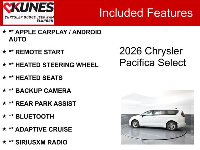 2026 Chrysler Pacifica PACIFICA SELECT 2026 Chrysler Pacifica PACIFICA SELECT