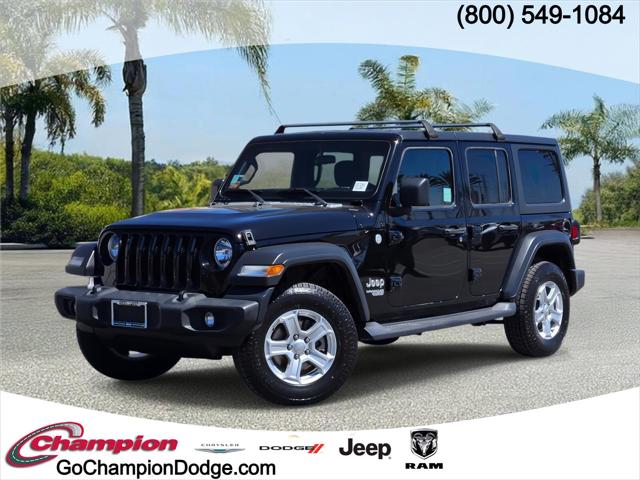 2019 Jeep Wrangler Unlimited Sport S 4x4 2019 Jeep Wrangler Unlimited Sport S 4x4
