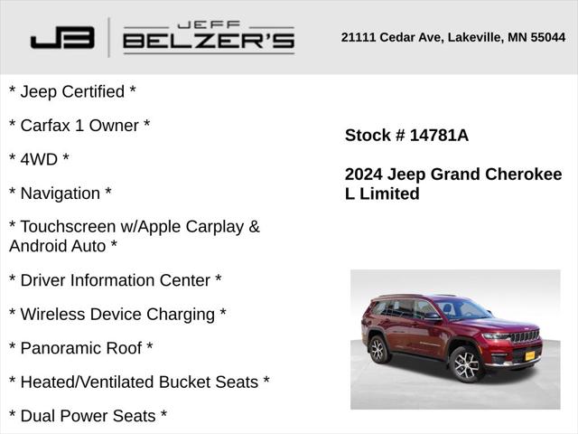 2024 Jeep Grand Cherokee L Limited 4x4