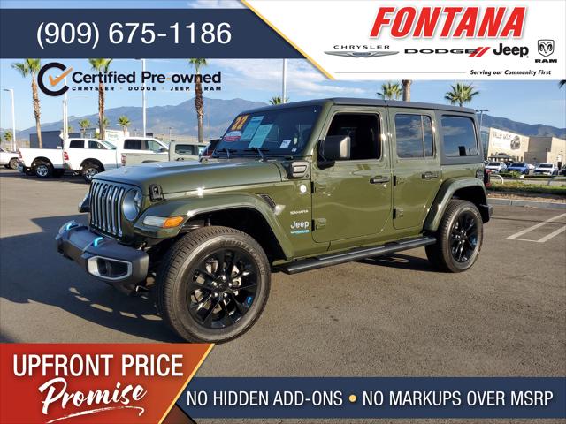 2022 Jeep Wrangler 4xe Unlimited Sahara 4x4