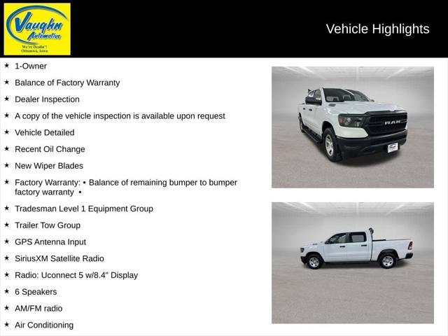 2023 RAM 1500 Tradesman Crew Cab 4x4 57 Box