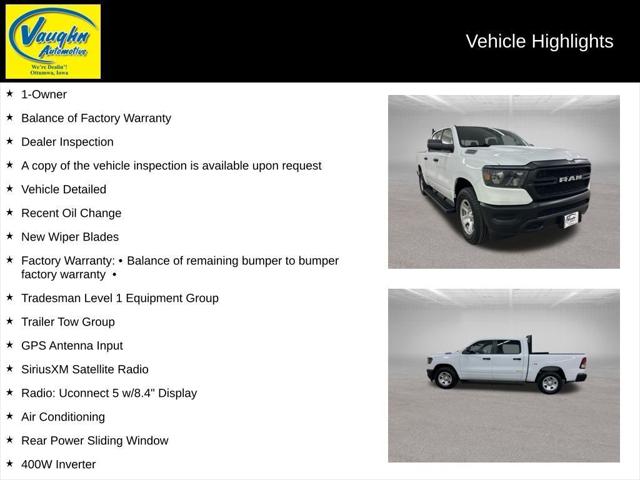 2023 RAM 1500 Tradesman Crew Cab 4x4 57 Box 2023 RAM 1500 Tradesman Crew Cab 4x4 57 Box