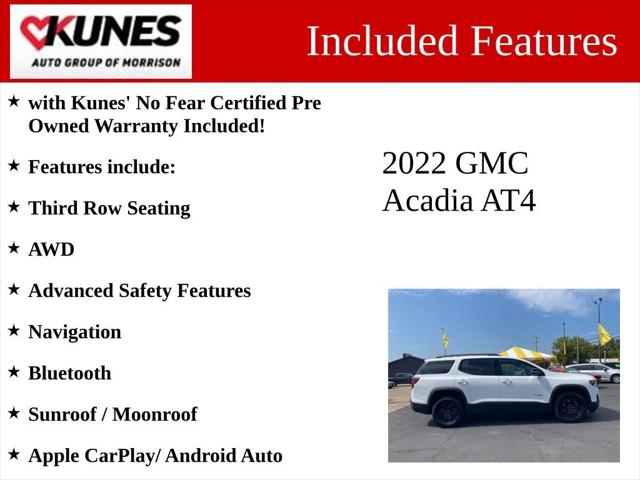 2022 GMC Acadia AWD AT4