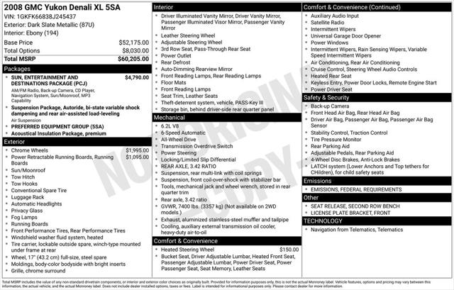 2008 GMC Yukon XL 1500 Denali