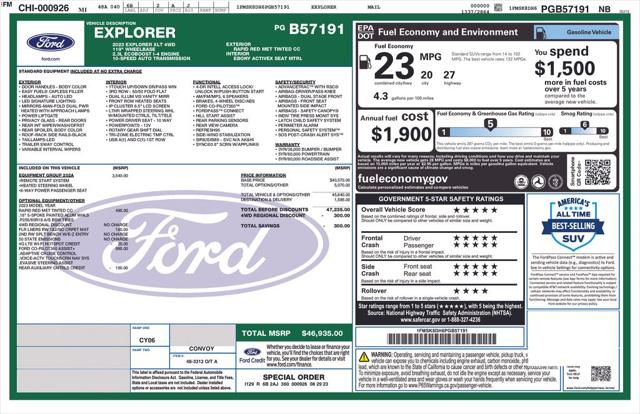 2023 Ford Explorer XLT 2023 Ford Explorer XLT