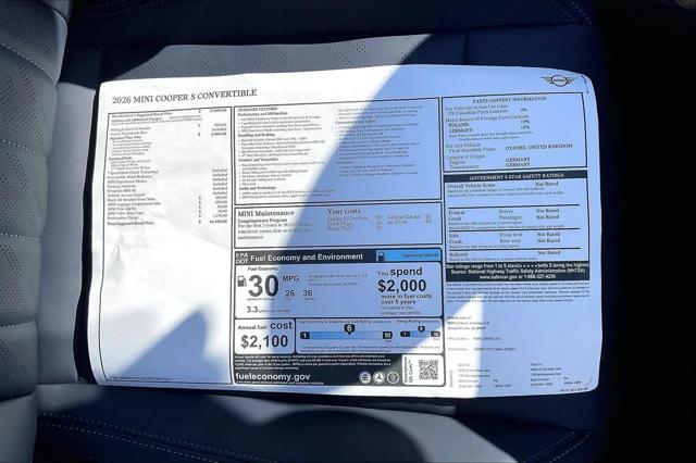 2026 MINI Cooper Convertible Cooper S