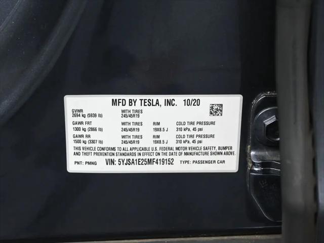 2021 Tesla Model S Long Range Dual Motor All-Wheel Drive
