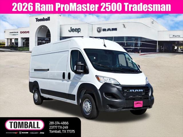 2026 RAM Ram ProMaster RAM PROMASTER 2500 TRADESMAN CARGO VAN HIGH ROOF 159 WB 2026 RAM Ram ProMaster RAM PROMASTER 2500 TRADESMAN CARGO VAN HIGH ROOF 159 WB
