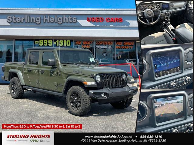 2022 Jeep Gladiator Willys 4x4 2022 Jeep Gladiator Willys 4x4
