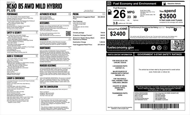 2026 Volvo XC60 B5 Plus