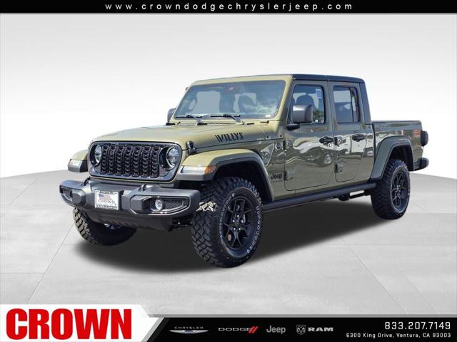 2025 Jeep Gladiator GLADIATOR WILLYS 4X4 2025 Jeep Gladiator GLADIATOR WILLYS 4X4